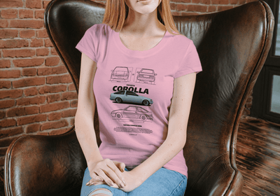 Unisex car design tee for automotive enthusiasts, streetwear look