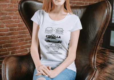 Unisex car design tee for automotive enthusiasts, streetwear look