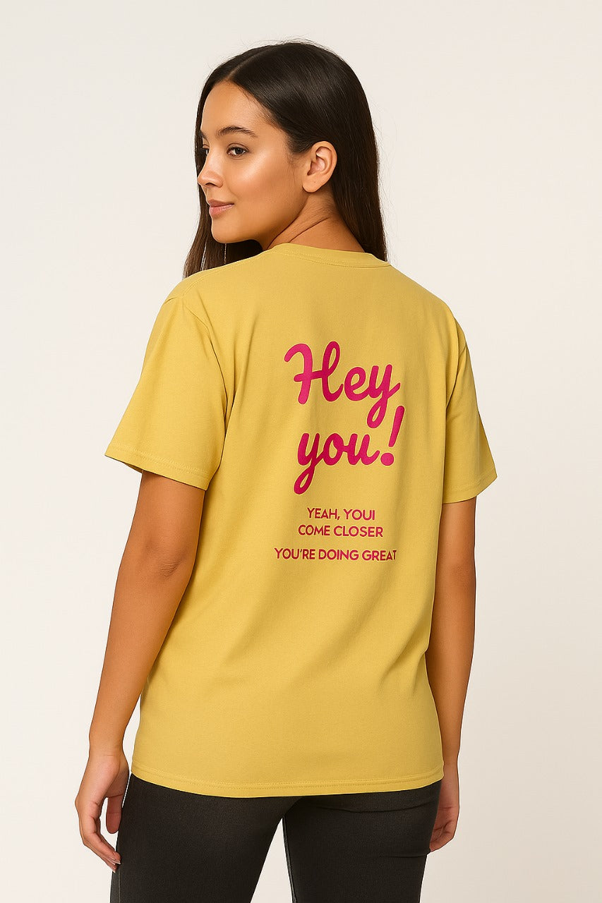 Premium cotton Bold Graphic Tee with statement design