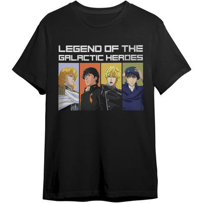 Anime-inspired The Galactic Heroes T-Shirt paired with jeans