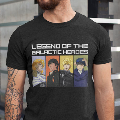 Unisex The Galactic Heroes T-Shirt styled in casual streetwear