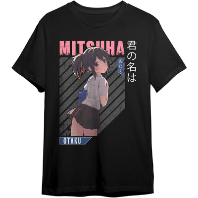 Short sleeve Mitsuha Miyamizu T-Shirt for anime fans