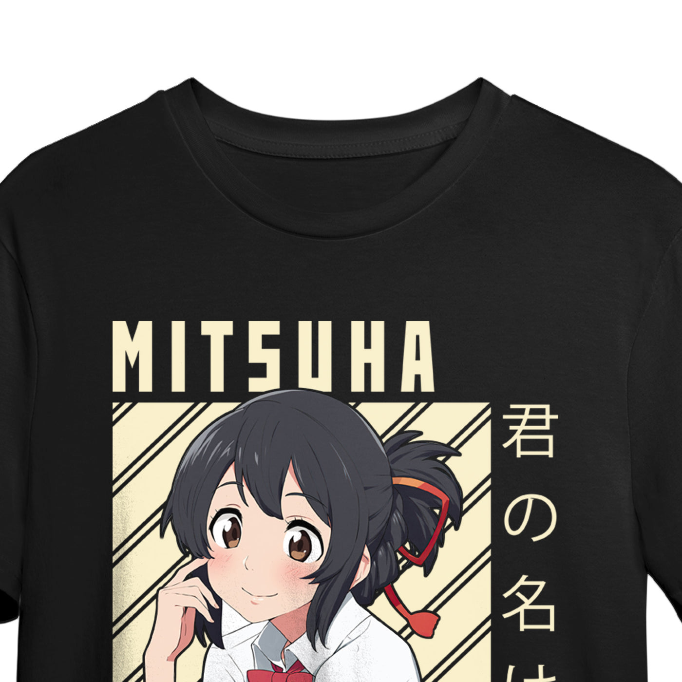 Unisex Mitsuha Miyamizu T-Shirt styled in casual streetwear