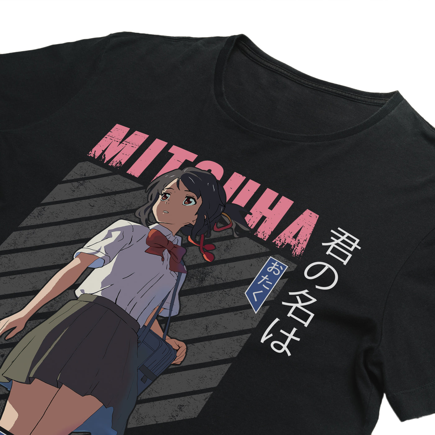 Mitsuha Miyamizu Anime T-Shirt – Kimi no Na Wa | Your Name Graphic Otaku Tee