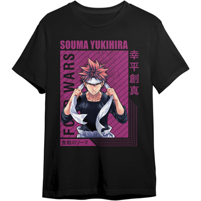 Souma Yukihira Food Wars Anime Graphic Tee – Shokugeki no Soma Otaku Shirt