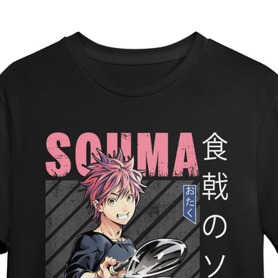 Souma Yukihira Otaku Anime Graphic Tee from Food Wars Shokugeki no Soma – unisex cotton shirt for anime fans"