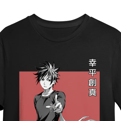 Souma Yukihira T-Shirt with Food Wars anime graphic