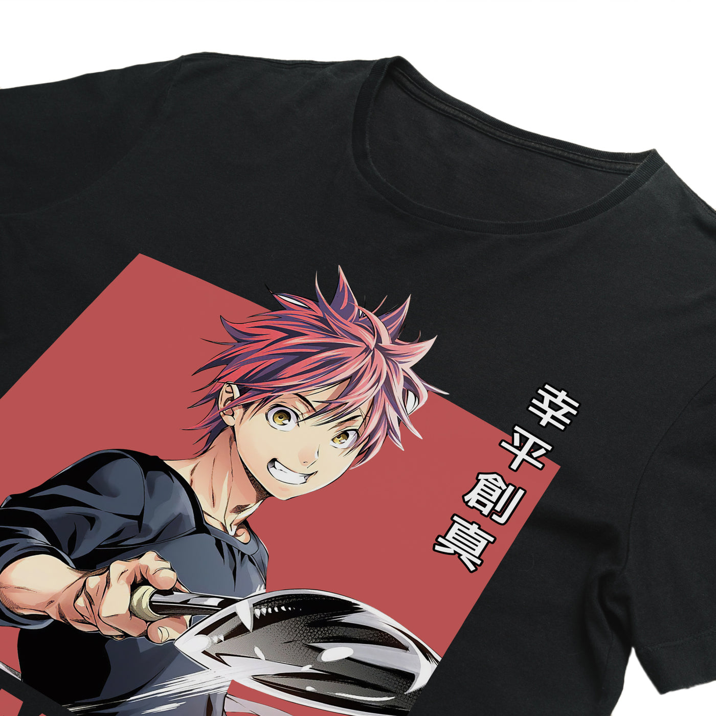 Souma Yukihira Cooking Pose Tee – Food Wars Anime Graphic Shirt