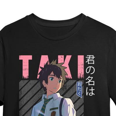 Your Name Anime Tee featuring Taki Tachibana design