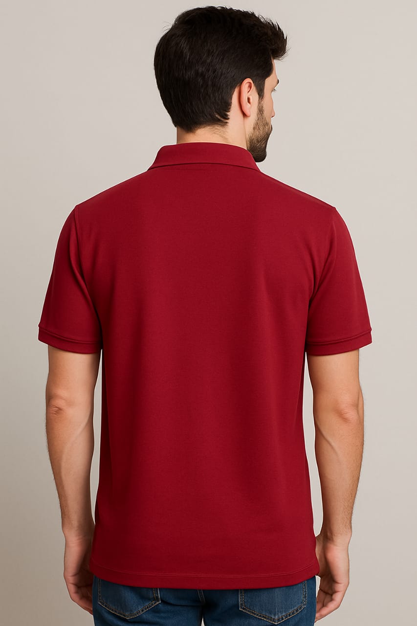 Casual outfit with Plain Polo T-Shirt